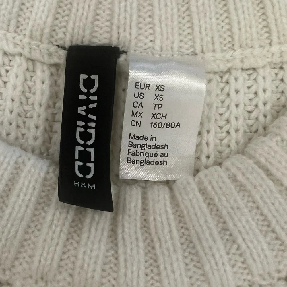 H&M Off-White Knit Sweater